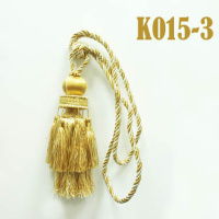 Кисти для штор К015-3 бежевый/коричневый (2 шт)