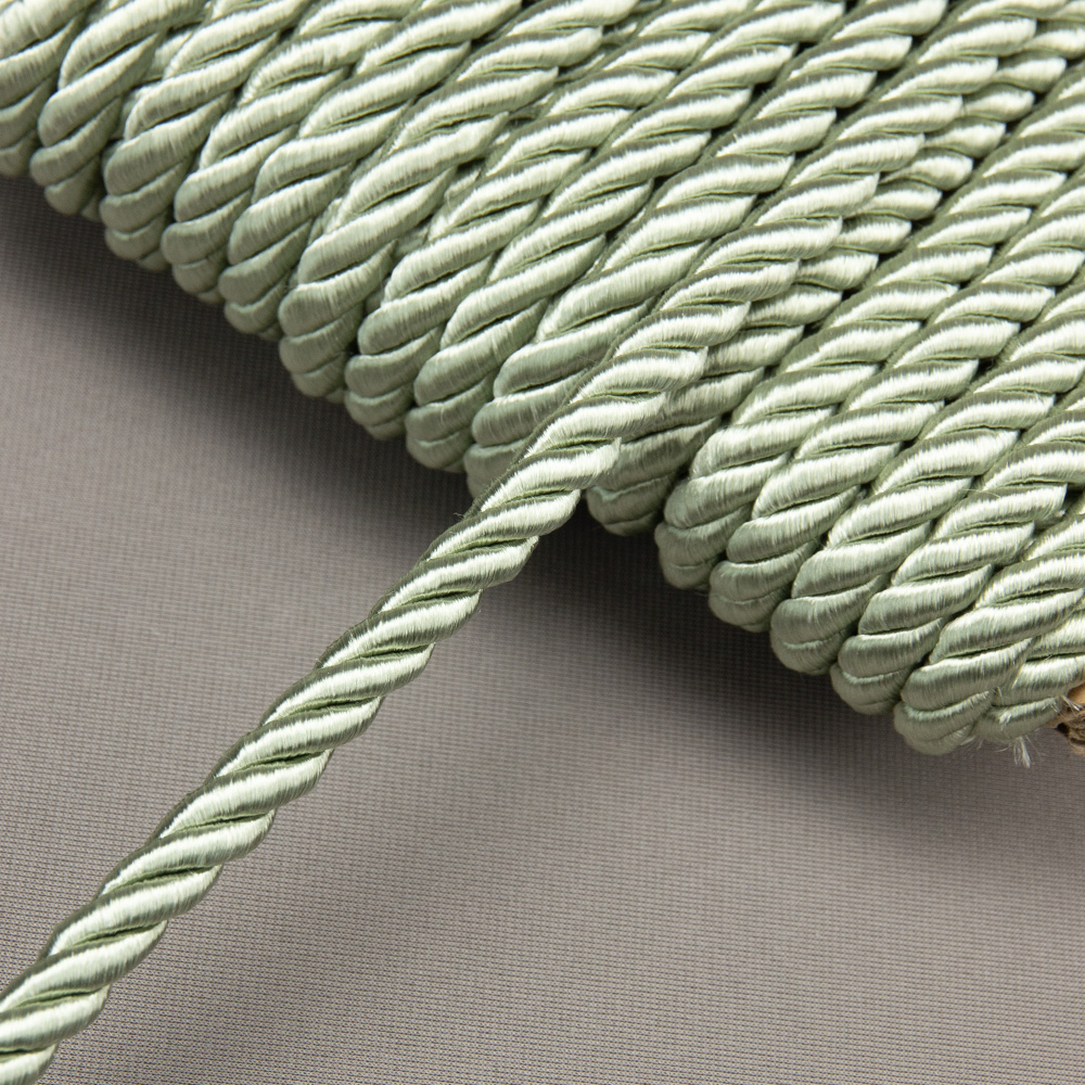 Шнур шторный SH1221-08 светло-зеленый (Swamp 15-6310) (25 м) "ДАМАСК"