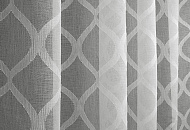 Гардинная ткань для штор Деворе ES10-37 белая