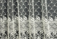 Гардинная ткань для штор - микросетка с вышивкой 8059