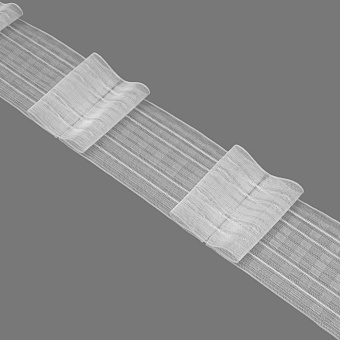 шторная лента бантовая сборка